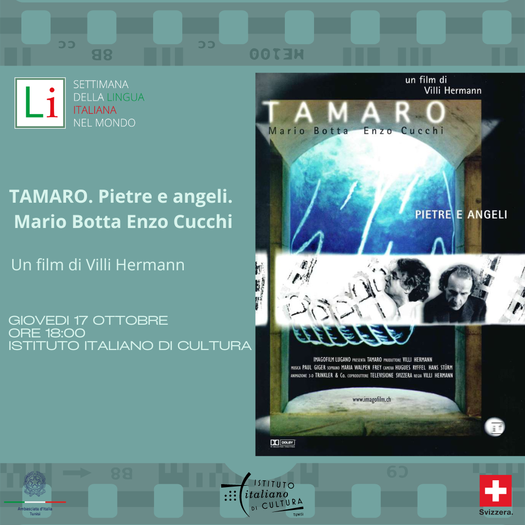 Locandina proiezione film TAMARO
