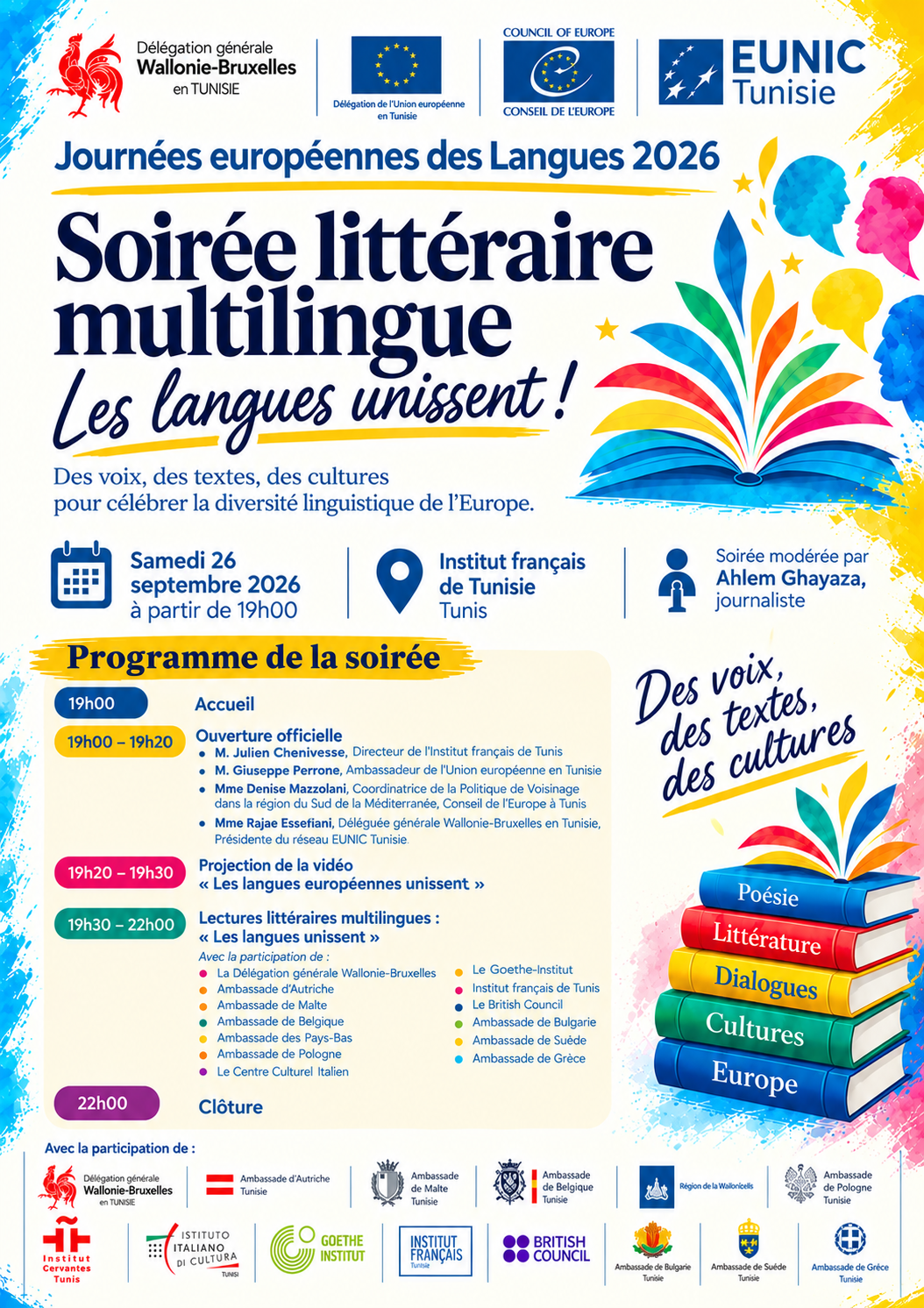 Soirée littéraire JEL 2026